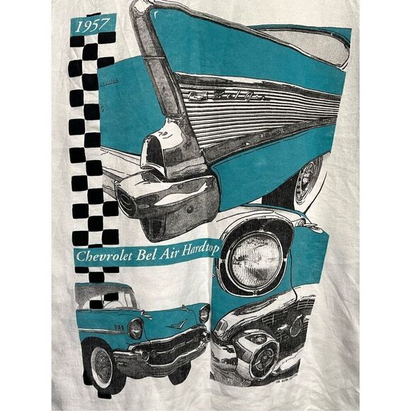 Vintage 90s California Blues Chevy Hardtop Retro Tank Top - Picture 2 of 8